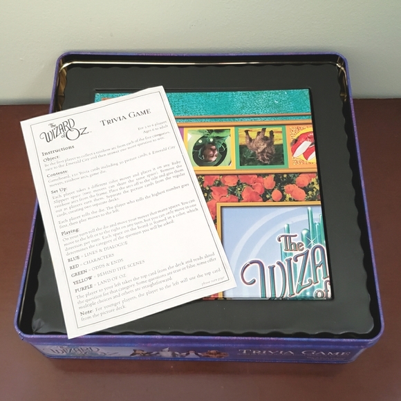 1999 The Wizard of Oz Trivia Board Game Collectors Pressman Complete - Picture 6 of 10